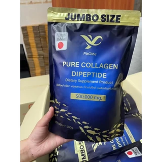 PiaOMe' เพียว คอลลาเจนไดเปปไทด์ จัมโบ้ 500,000mg. PURE Collagen Dipeptide 100% คอลลาเจนผิวขาวสวย