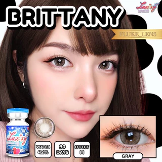 คอนแทคเลนส์ 💙 Brittany 💙 Luxzylens กรองแสง ใส่สบาย Made in Korea
