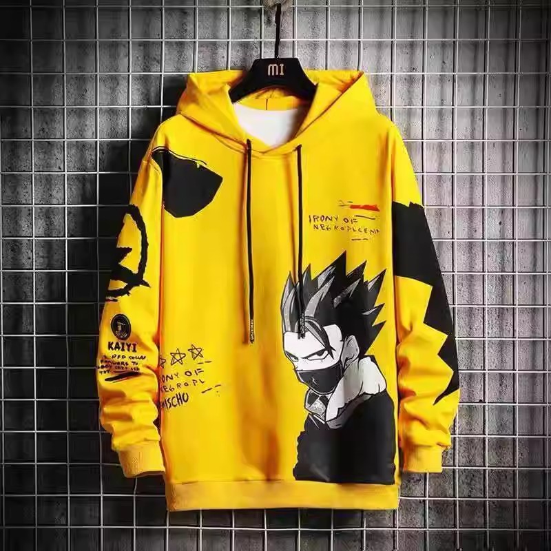 เสื้อกันหนาวมีฮู้ดขนแกะสไตล์ญี่ปุ่นสำหรับผู้ชาย N99
