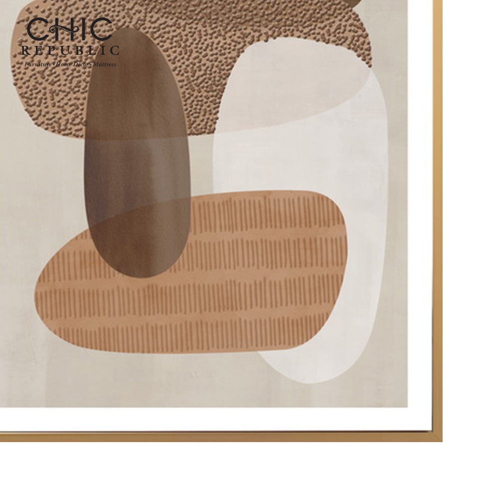 ภาพติดฝาผนัง CHIC REPUBLIC รุ่น BRINLY-B/45X60 สีทอง/หลากสี_1