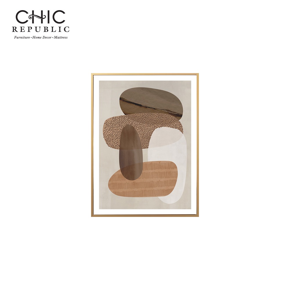 ภาพติดฝาผนัง CHIC REPUBLIC รุ่น BRINLY-B/45X60 สีทอง/หลากสี_0