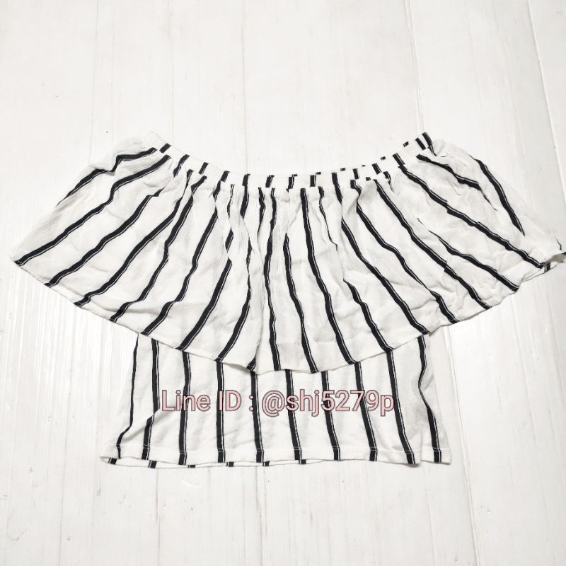 เสื้อ crop top zara แท้ 💯