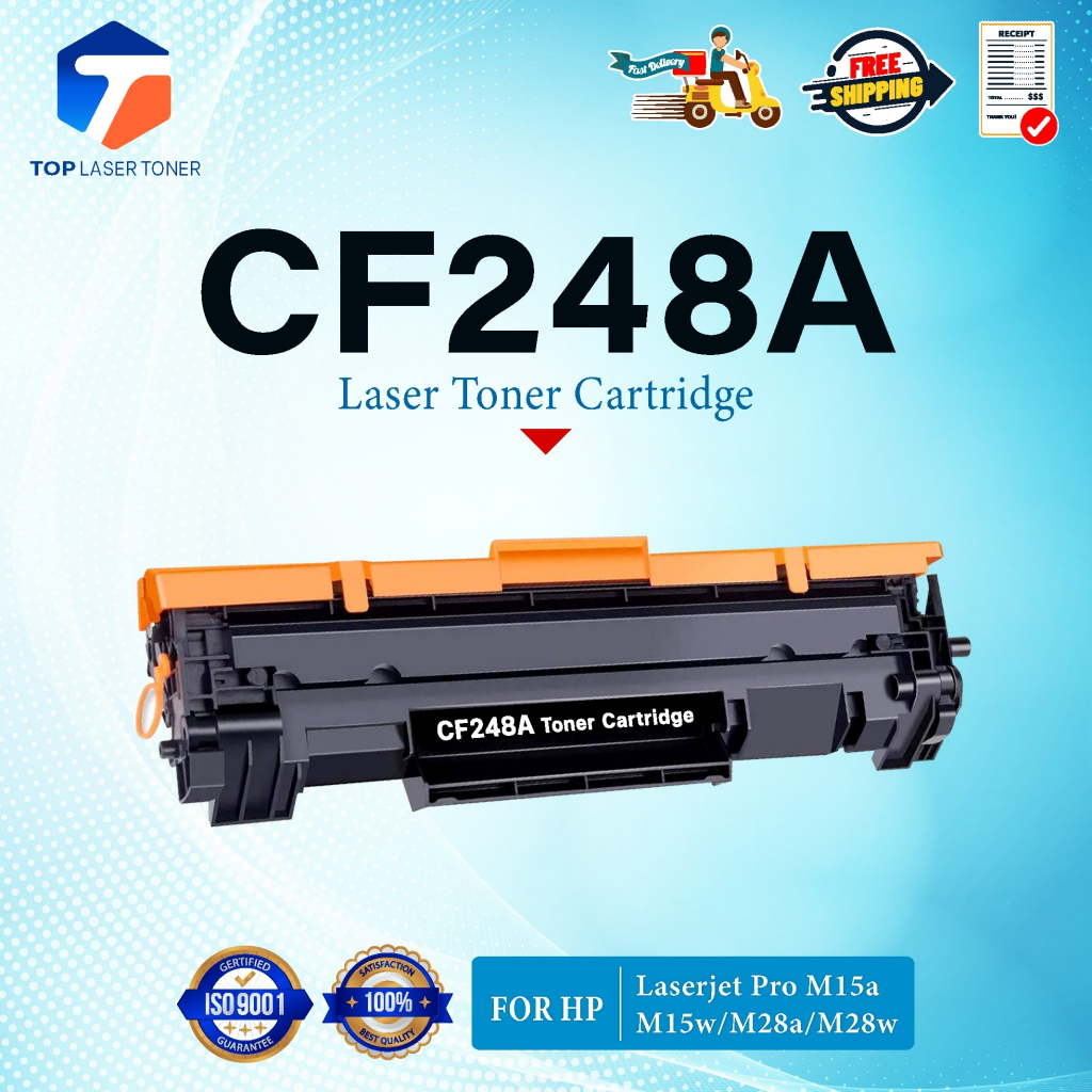 หมึกเทียบเท่า CF248A 248A CF-248A 248 48A CF248 FOR HP LaserJet pro M15 M15W M28 M28W