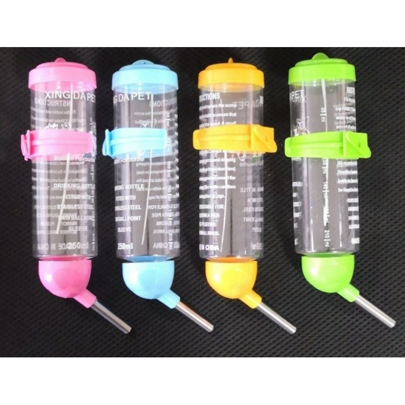 กระบอกใส่น้ำสำหรับเลี้ยงสัตว์ ความจุ 250ml