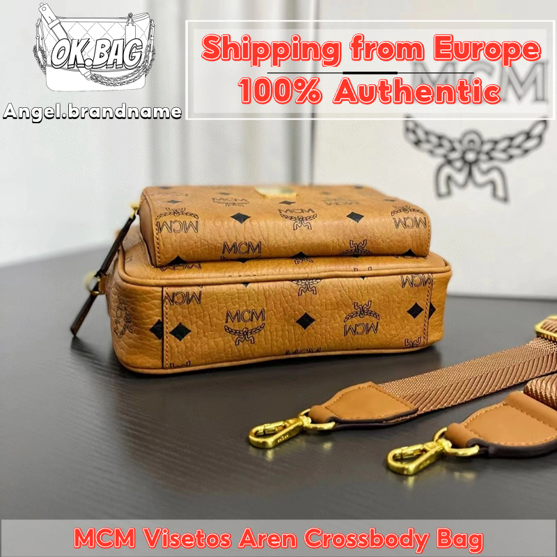 👜เอ็มซีเอ็ม MCM Visetos Aren Crossbody Bag X-mini/Small กระเป๋าครอสบอดี้