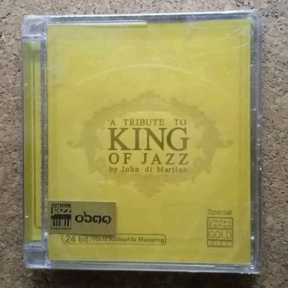 (แผ่นแท้)​ Jazz​ CD เพลงแจ๊ส A​ tribute​ to​ king​ of​ jazz​ 24bit​ 96Khz​ Audiophile(กล่องใหญ่)​  H