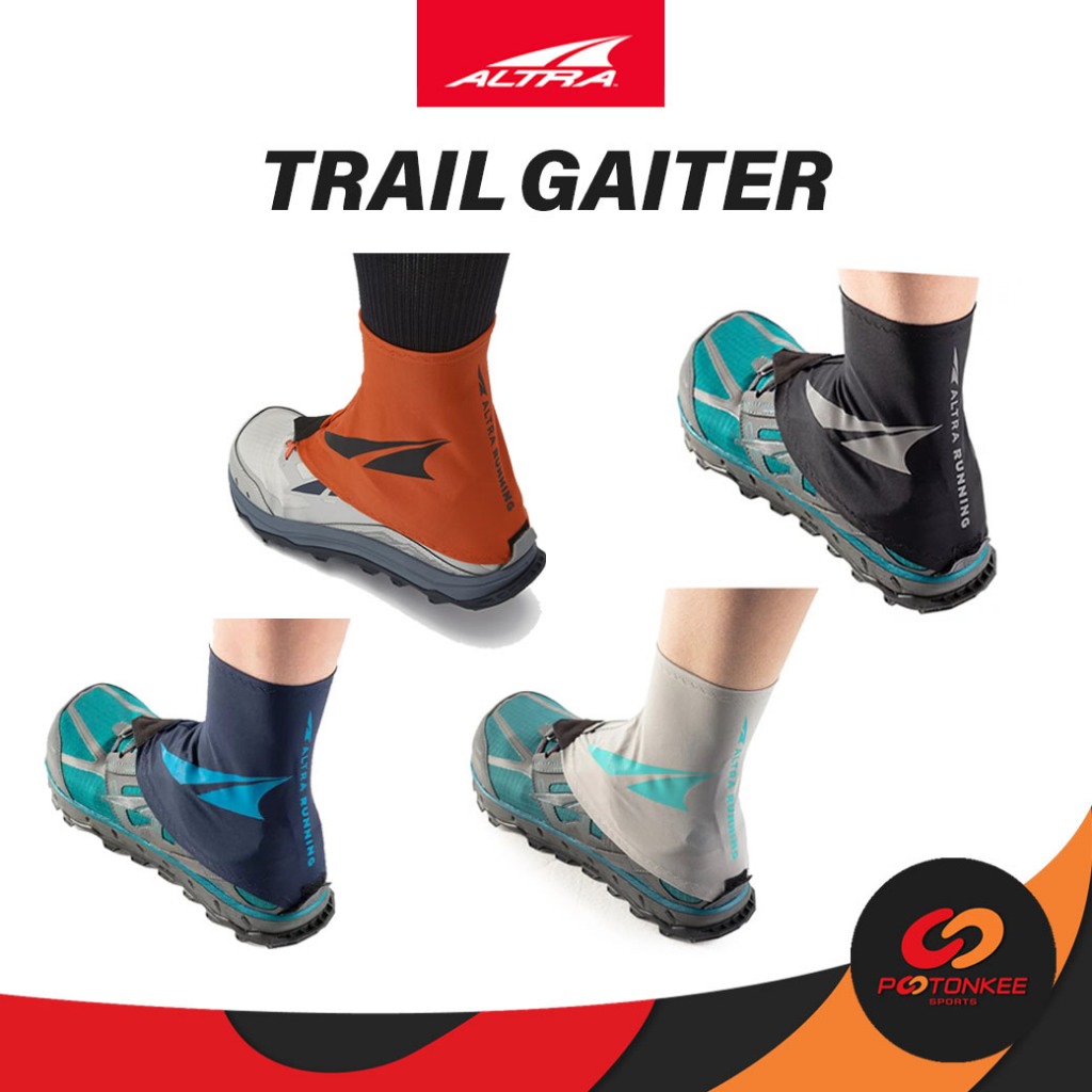 Pootonkee Sports Altra TRAIL GAITER ผ้าคลุมกันเศษดินและทรายเข้ารองเท้า