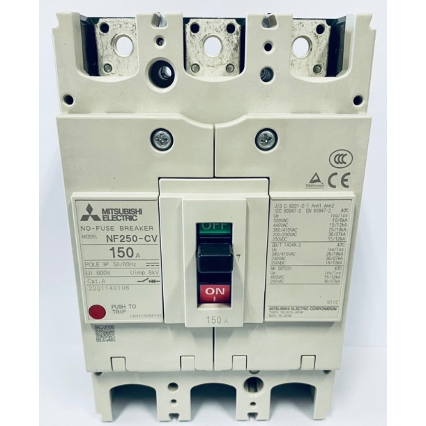 เบรกเกอร์ มิตซูบิชิ MITSUBISHI รุ่น NF250-CV 3P 150A 175A 200A 250A