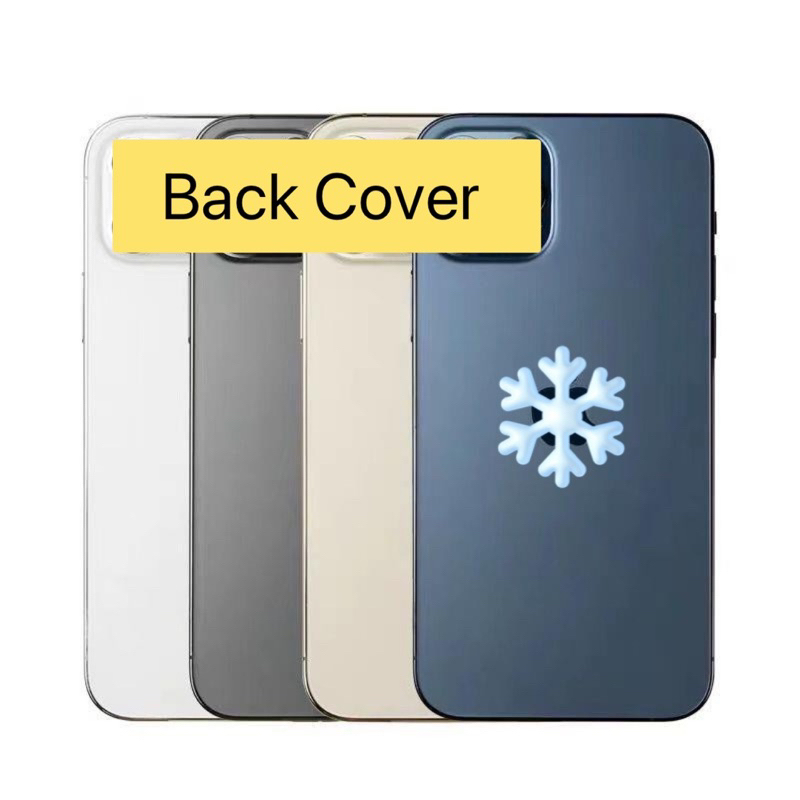 กระจกด้านหลัง ฝาหลัง For 12 โปร 12 โปรแม็ก ฝาหลัง Back cover กระจกหลัง ใช้กับ 12 pro 12 pro max ฝาหล