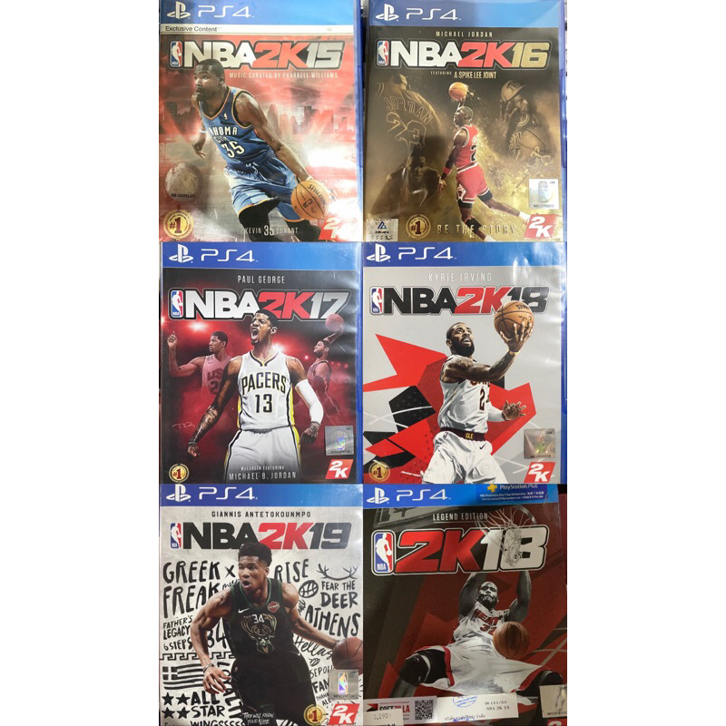 nba2k15 PS4 Nba2k16 PS4 Nba2k17 PS4 Nba2k18PS4 Nba2k19PS4 (แผ่นแท้ มือ2)