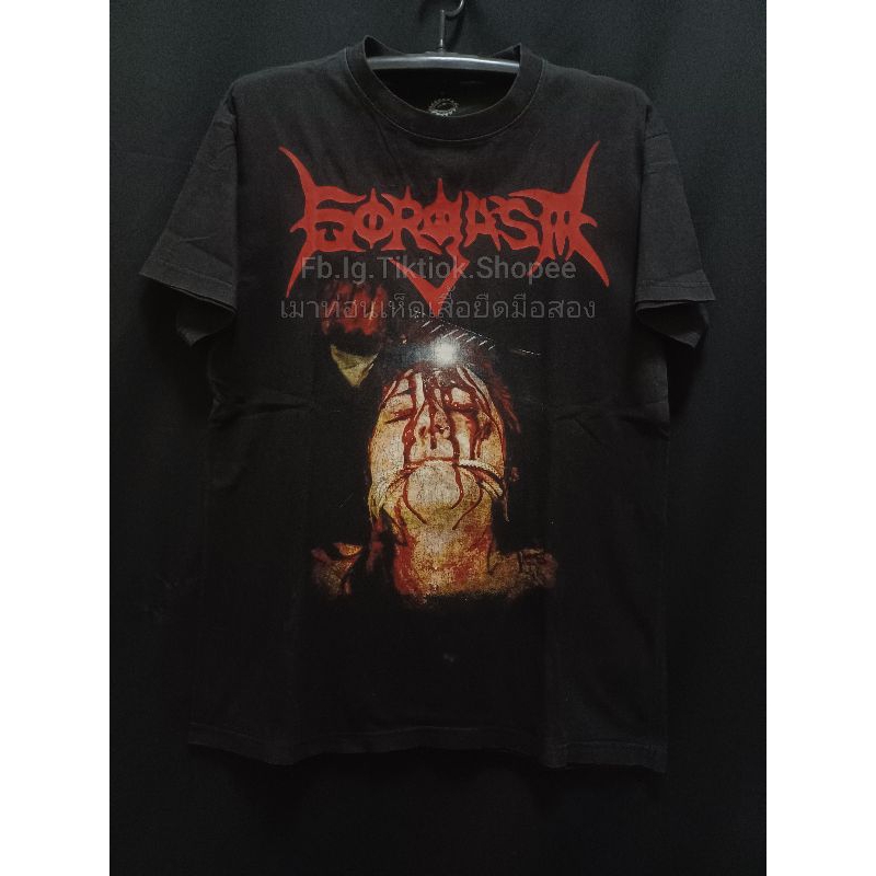 เสื้อทัวร์ gorgasm มือสอง ลิขสิทธิ์แท้ (brutal death metal)