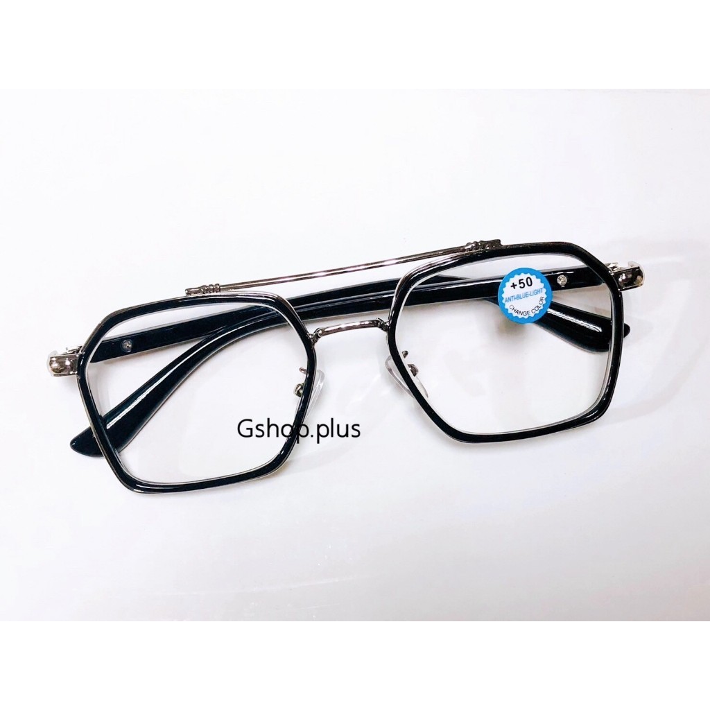 แว่นสายตาสั้น กรองแสง เลนส์มัลติโค้ด ออกแดดเปลี่ยนสี 9301B - รูปที่ 5