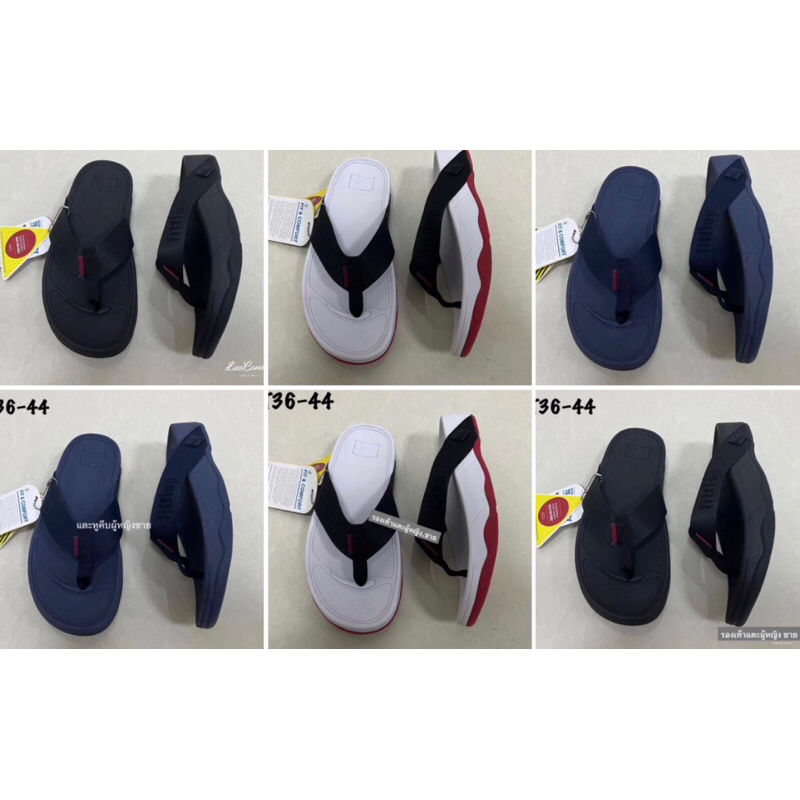 fitflopหูคีบ ผู้หญิง ผู้ชาย แบบคีบ มีใส่36ถึง44 พื้นนีม น้ำหนักเบา