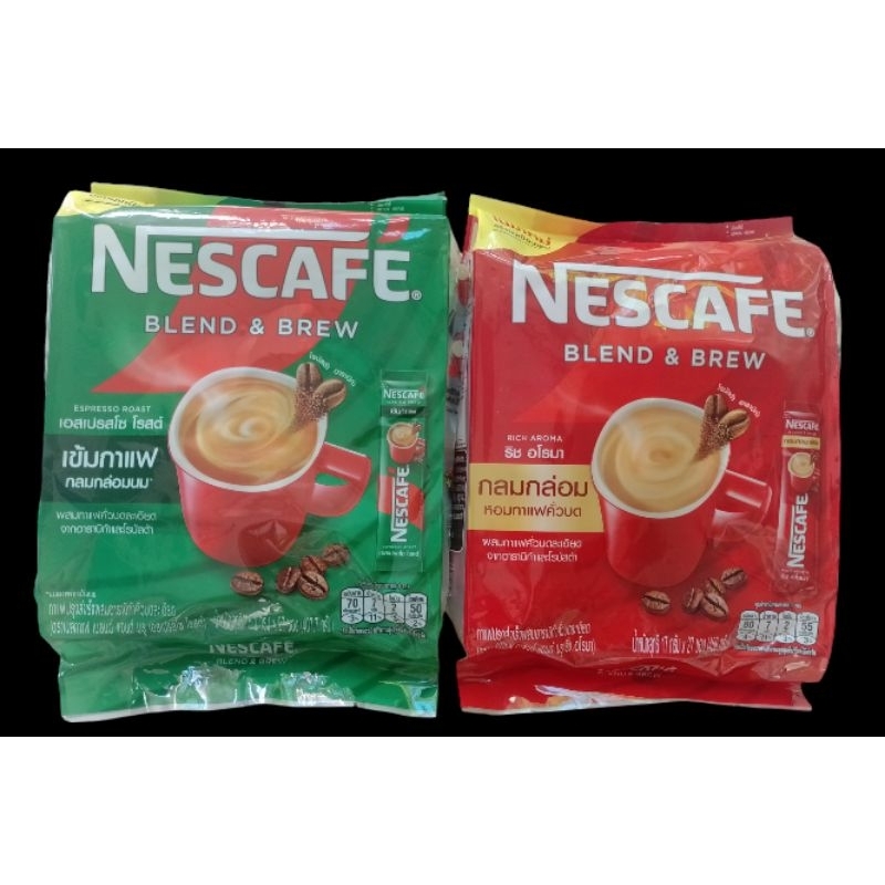 Nescafe.Blend&Brewแพ็ค27ซอง(กาแฟปรุงสำเร็จ3in1)โฉมใหม่!!!