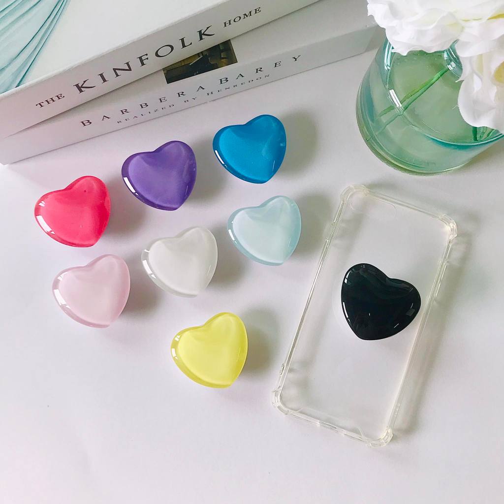 Griptok Ceramic หัวใจ PopSocket กิ๊ฟต๊อก iRing การ์ตูนติดหลังมือถือ ที่ติดโทรศัพท์ ที่ติดหลังมือถือ