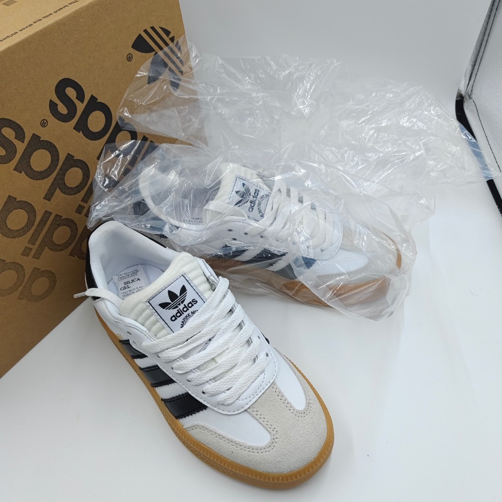 (ของแท้ 100%) adidas originals Samba XLG รองเท้าผ้าใบลำลองและสบายสำหรับผู้ชายและผู้หญิง