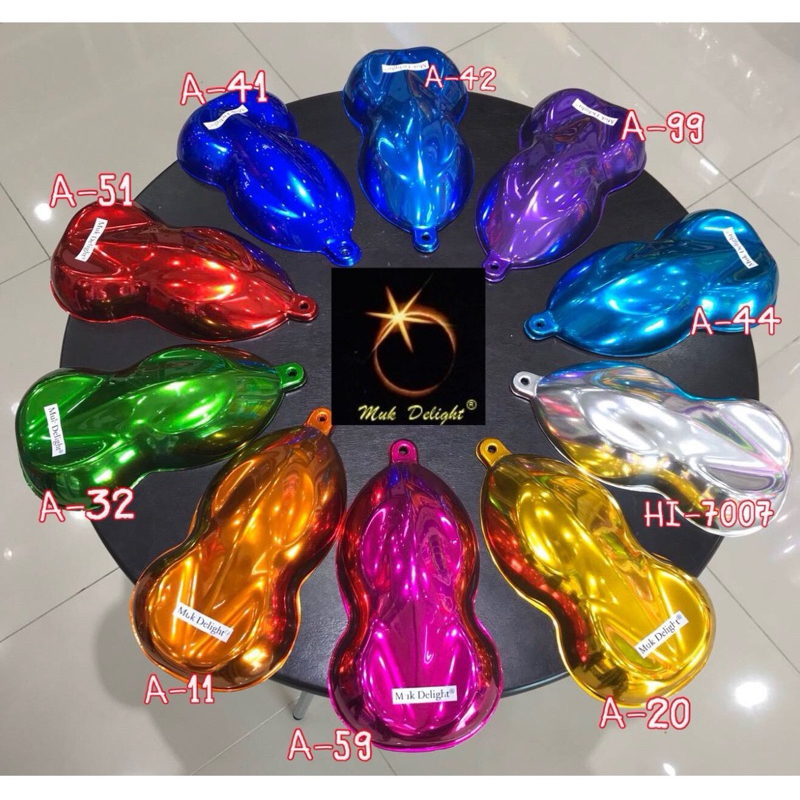 Muk Delight สีพ่นรถยนต์ สีมุก มุกดีไลท์ สีเหลือบ CANDY , HIPER (แบบสเปรย์)