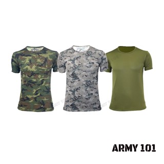 เสื้อยืดทหารเรือ เสื้อรองในทหาร ทร ( ผ้านาโน ) ลายพราง นาวิก…