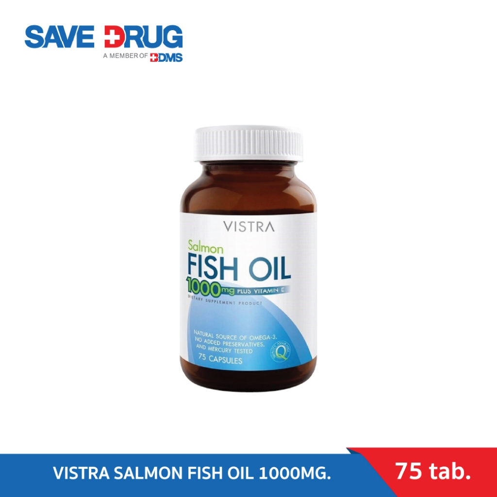 VISTRA SALMON FISH OIL 1000MG.75'S