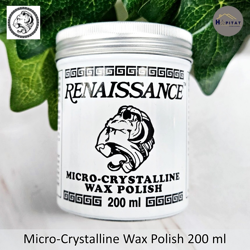 {Renaissance®} Micro-Crystalline Wax Polish 200 ml แว็กซ์ขัดเงาโลหะ ไม้ อุปกรณ์ต่างๆ