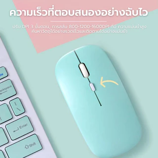 แป้นพิมพ์บลูทูธ คีย์บอร์ดบลูทูธไร้สาย ใช้ได้กับโทรศัพท์มือถือ แท็บเล็ต ไอแพด พกพาง่าย แป้นพิมพ์ไทย