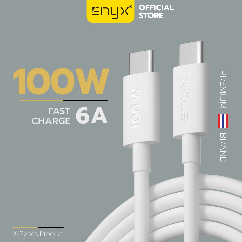 สายชาร์จ Enyx C-3X PD 100W Fast Charge Type-C to USB C  Cable C3X ชาร์จเร็ว Samsung Andriod ชาร์จไว สายแข็งแรง