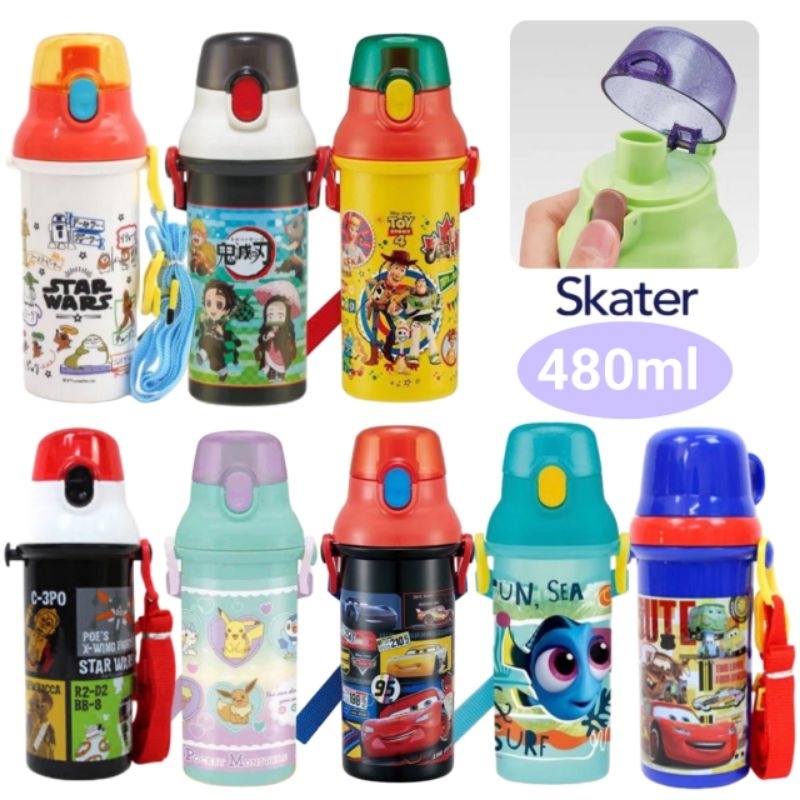 🔥Sale🔥พร้อมส่ง กระติกน้ำเด็ก Sanrio Princess เจ้าหญิง แบรนด์ skater นำเข้าจากประเทศญี่ปุ่น ขนาด480ml 🇯🇵Made in Japan🇯🇵