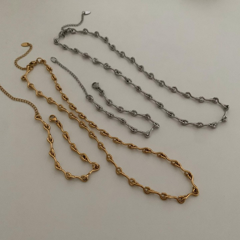 HER OBJECTIVE_HER PEGGY CHAIN NECKLACE/BRACELET