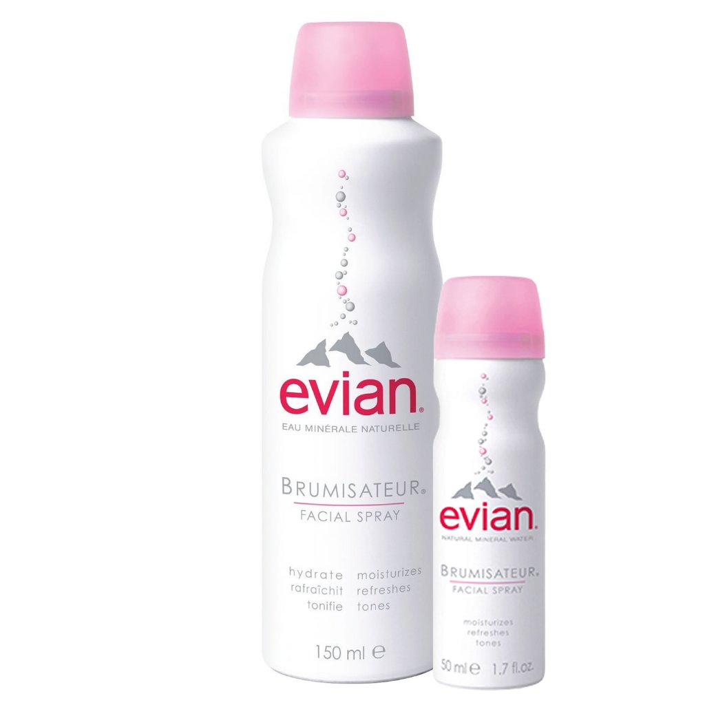 Evian Facial Spray เอเวียง สเปรย์น้ำแร่ 50ml/150ml/300ml สเปรย์น้ำแร่ธรรมชาติเอเวียงบริสุทธิ์จากน้ำแร่ธรรมชาติทุกสภาพผิว