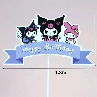 โมเดลตกแต่งเค้กซานริโอ้ รวมฮิตSanri0 ตุ๊กตาน่ารัก ป้ายตกแต่งเค้ก คุโรมิ kuromi ชินามอล