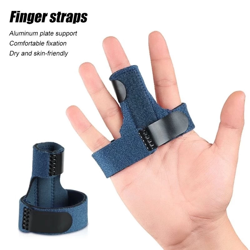 ดามนิ้วมือเสริมแกนโลหะ มีสายรัดกันหลุด sports นิ้วชี้ นิ้วกลาง นิ้วนาง นิ้วก้อย finger splint aluminium bar non-flexible