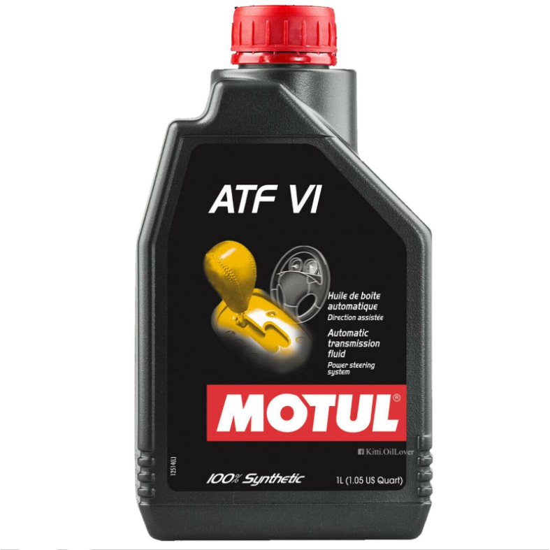 Motul โมตุล น้ำมันเกียร์อัตโนมัติ สังเคราะห์แท้ 100% Synthetic ATF Dexron VI 6 1 ลิตร รถยนต์ ของแท้ Toyota WS LV SP-IV
