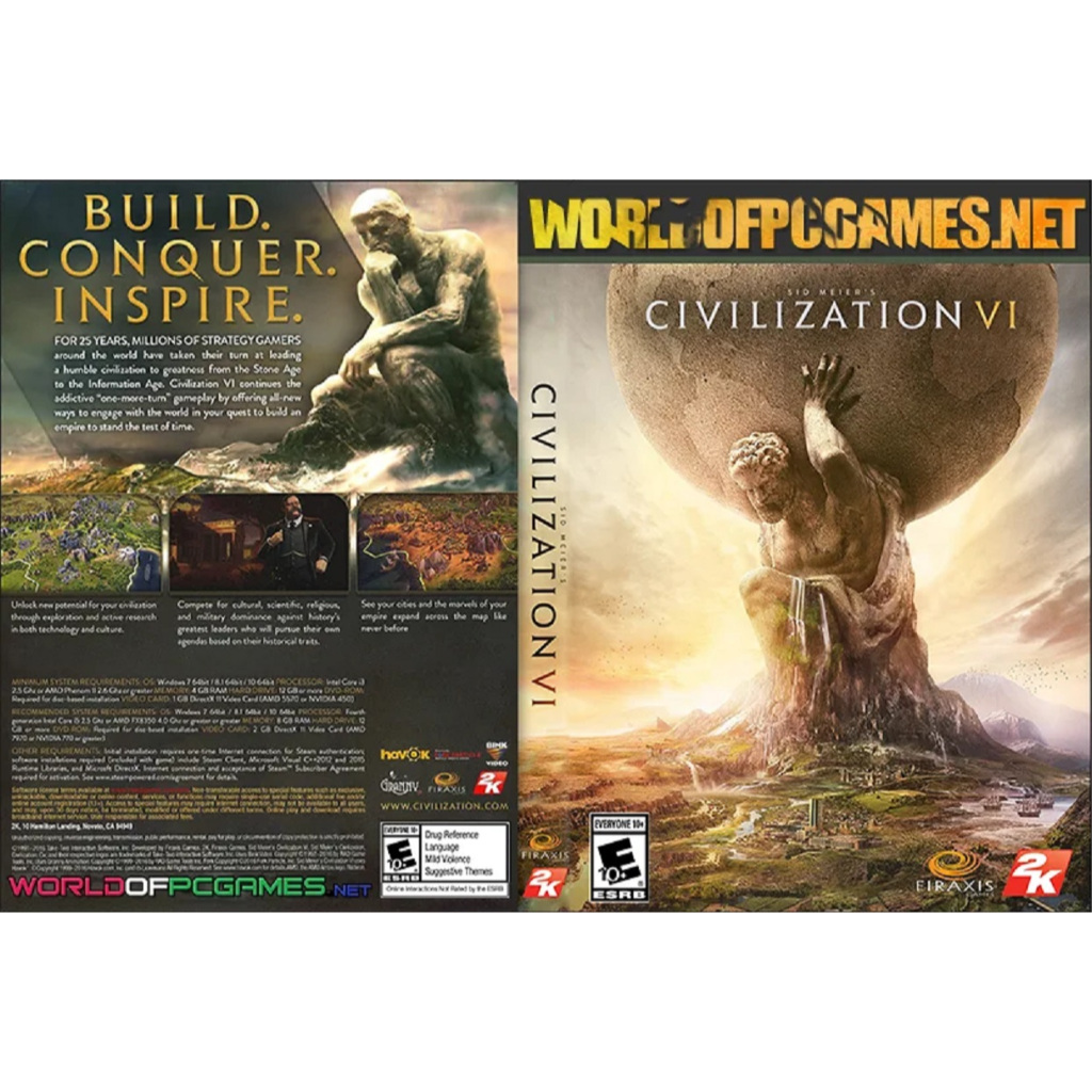 [ เกมส์คอม PC โน๊ตบุ๊ค  ดาวโหลด] Civilization VI