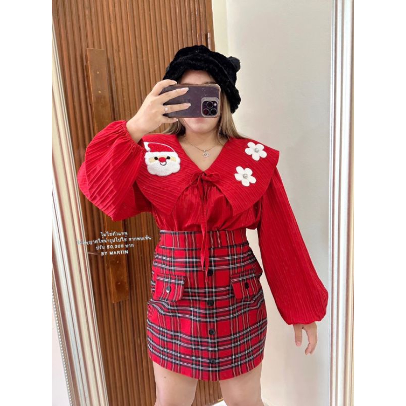 เสื้อคริสมาสต์สาวอวบน่ารักกกกม๊ากกกก
