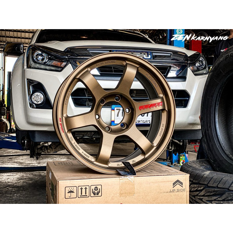 TE37 SUV 9ออฟ0 ขอบ18 6/139.7 งาน MK SPORT ล้อเบาFLOWFORMING