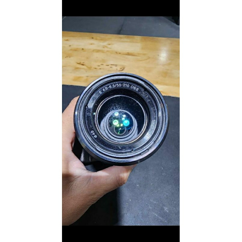 ซ่อมเลนส์ sony 55-210 ล้างรา