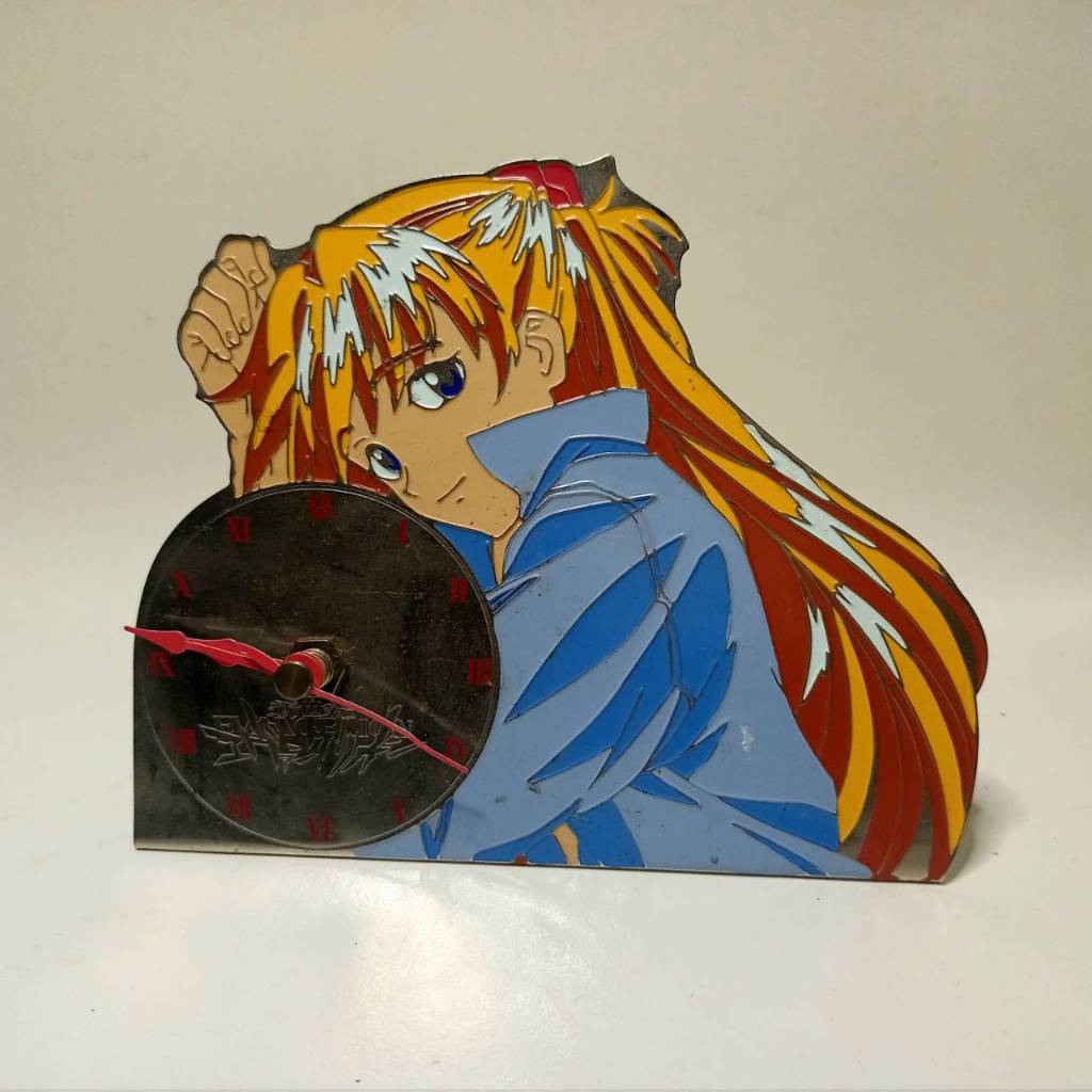 Neon Genesis Evangelion Metal Clock Sega Soryu Asuka Langley