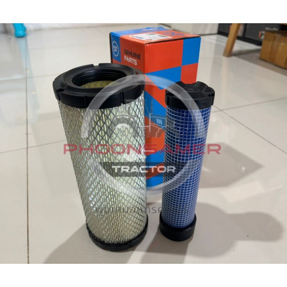 กรองอากาศ คูโบต้า (Kubota) L2808 / L3408 / L3608 / L4508 / L4708 (ไส้กรองอากาศ กรองอากาศลูกนอก+ลูกใน กรองอากาศรถไถ)