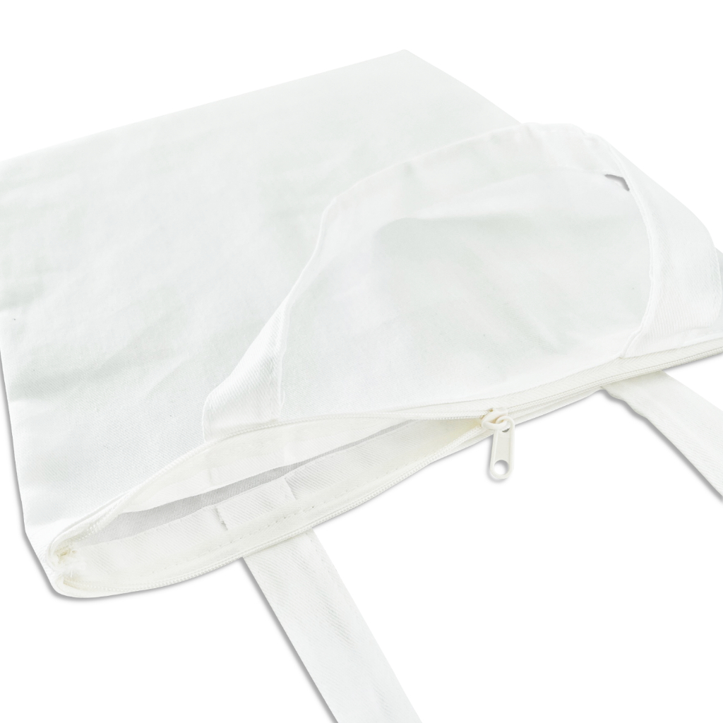 กระเป๋า กระเป๋าผ้า ผ้าดิบลาย 2 (แบบขยายก้น) จำนวน 12 ใบ - รูปที่ 3