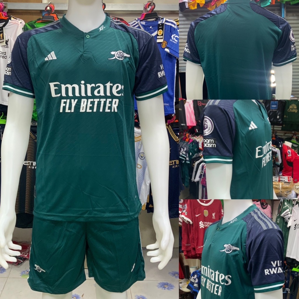 ชุดกีฬา ชุดบอลทีม.Arsenal  2023-2024 รุ่นใหม่ล่าสุด( เสื้อพร้อมกางเกง) สินค้าเรามีรับประกันทุกชิ้นสิ