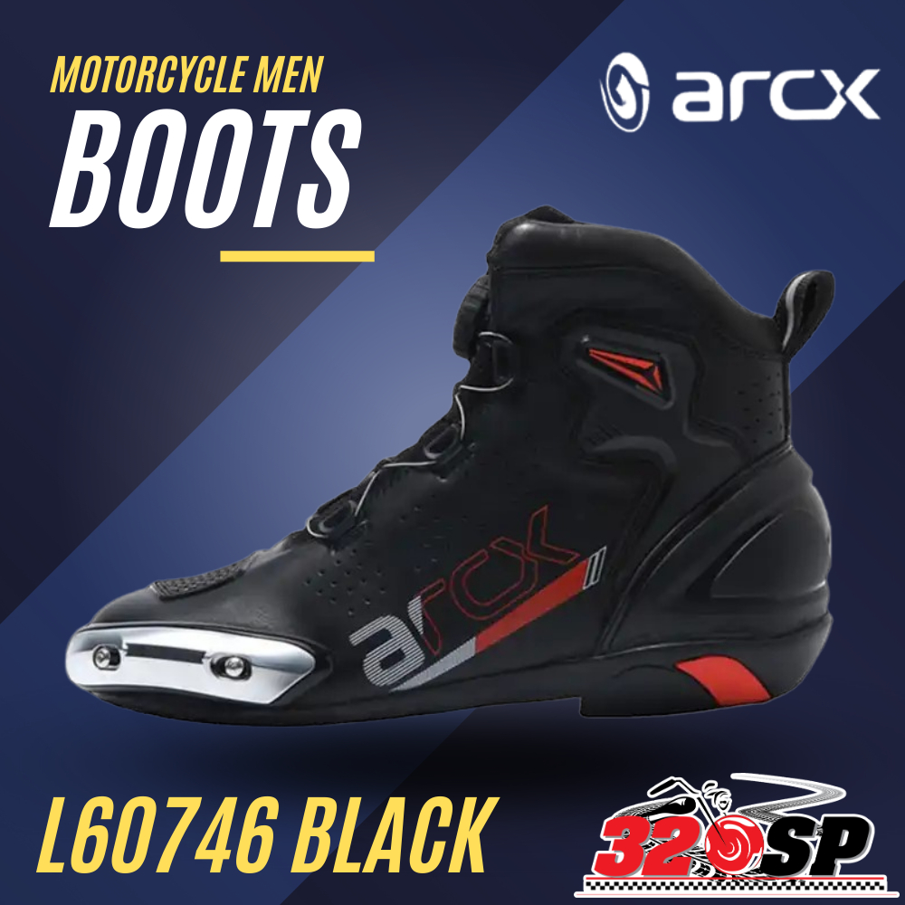 รองเท้าการ์ดขับขี่มอเตอร์ไซค์ ARCX รุ่น L60746 ของแท้ ส่งไว!!! 320SP
