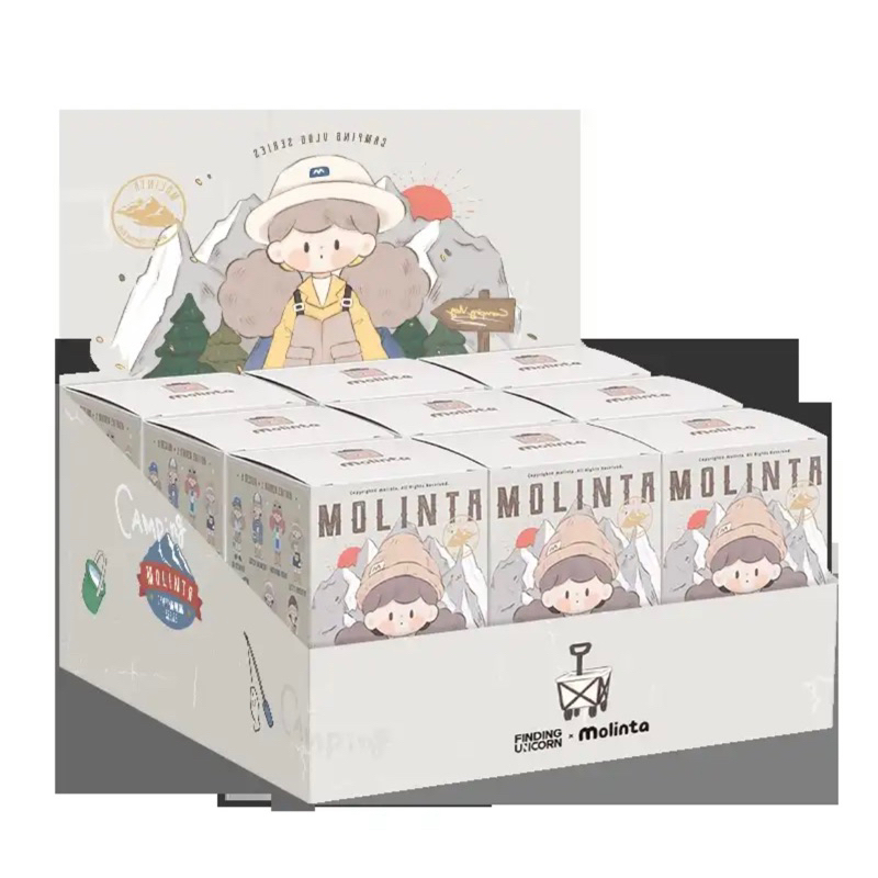 พร้อมส่ง กล่องสุ่ม Molinta camping vlob series ยกbox -200 บาท