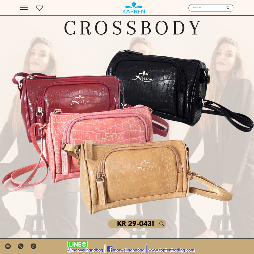 karren(คาร์เรน)กระเป๋าสะพายข้าง (ใบเล็ก) รุ่น KR 29-0431