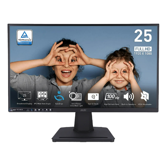 MONITOR (จอมอนิเตอร์) MSI PRO MP251 - 24.5" IPS FHD 100Hz