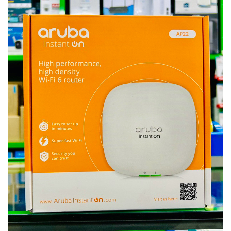 Instant On AP22 with 12V PSU Bundle (R6M51A) Wireless Access Ponit Aruba