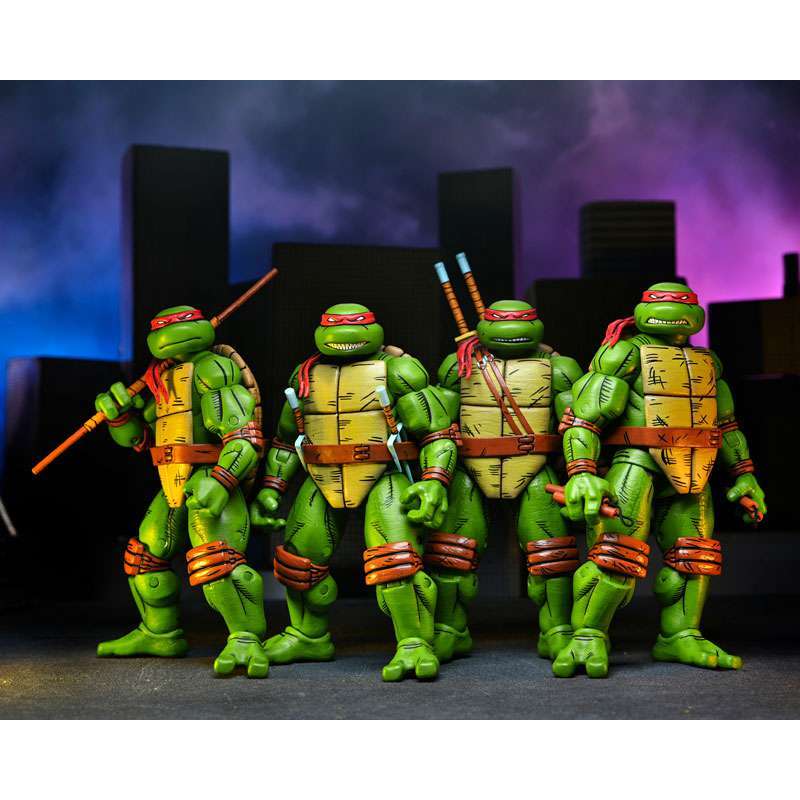 NECA 7” scale Ultimate - Leonardo, Raphael, Michelangelo, Donatello 4pack Set