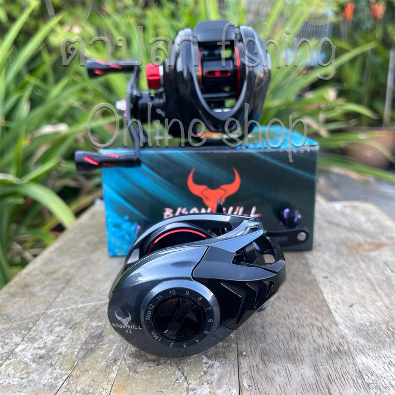 รอก BISON BULL V2 รอกเบทหยดน้ำ New 2023