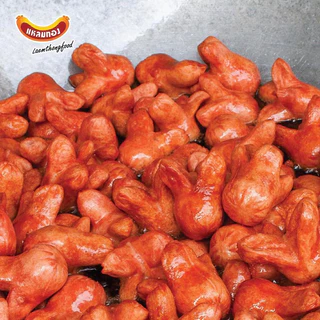 ไส้กรอกแดงในตำนาน ไส้กรอกไก่ค็อกเทล ตราแหลมทอง 1 กิโลกรัม (80ชิ้น) | COCKTAIL CHICKEN SAUSAGE
