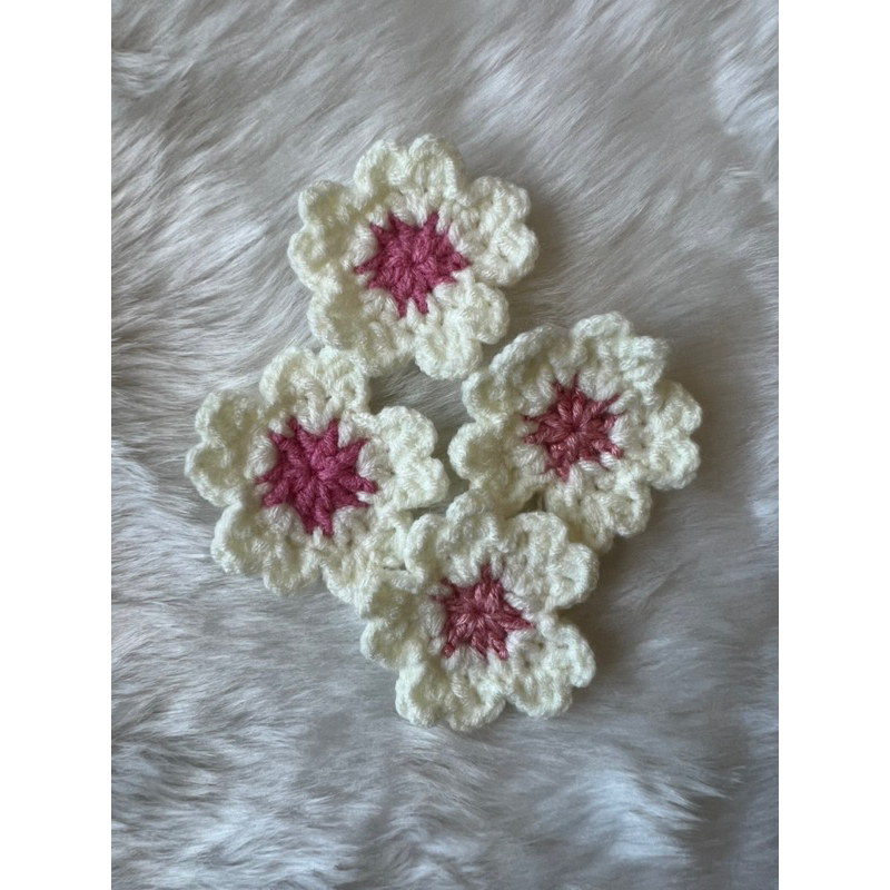 ซากุระถักจากไหมพรม4ply