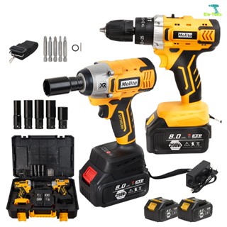 (แพ็คคู่) MOLITA สว่านไร้สาย 3 ระบบ 298V +บล็อกแบต 298V แบตเ…